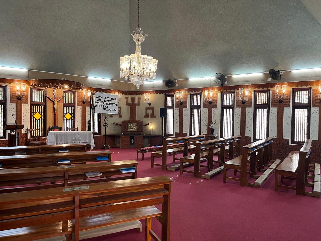 The chapel at Pallotti Home